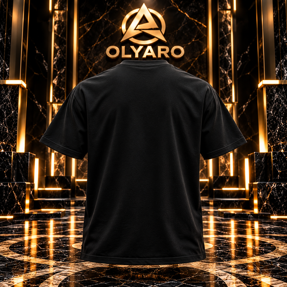 OLYARO -T-Shirt Black Edition Ping Pong