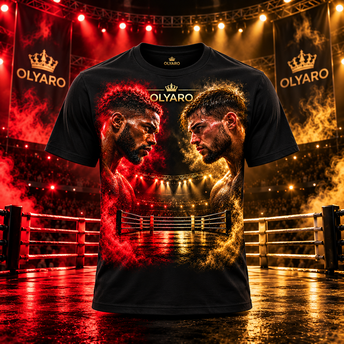 OLYARO -T-Shirt Black Edition Gala