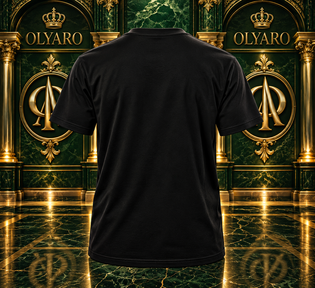 OLYARO -T-Shirt Black Edition Bling Bling