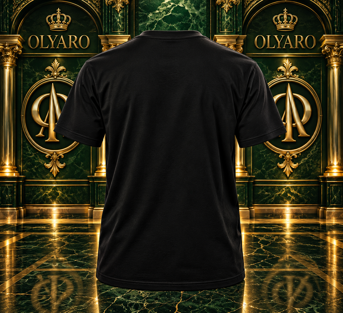 OLYARO -T-Shirt Black Edition Bling Bling