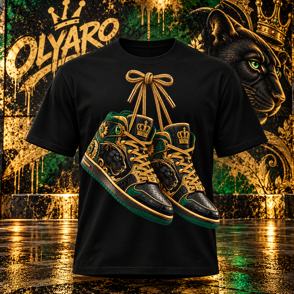 OLYARO -T-Shirt Black Edition Sneakers 2