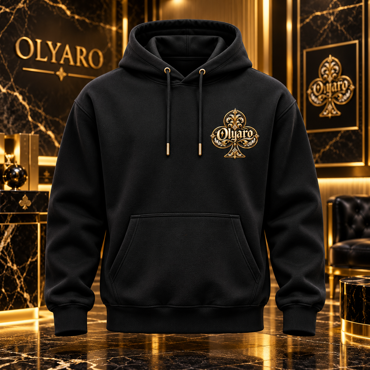 Sweatshirt OLYARO Black Edition Trèfle