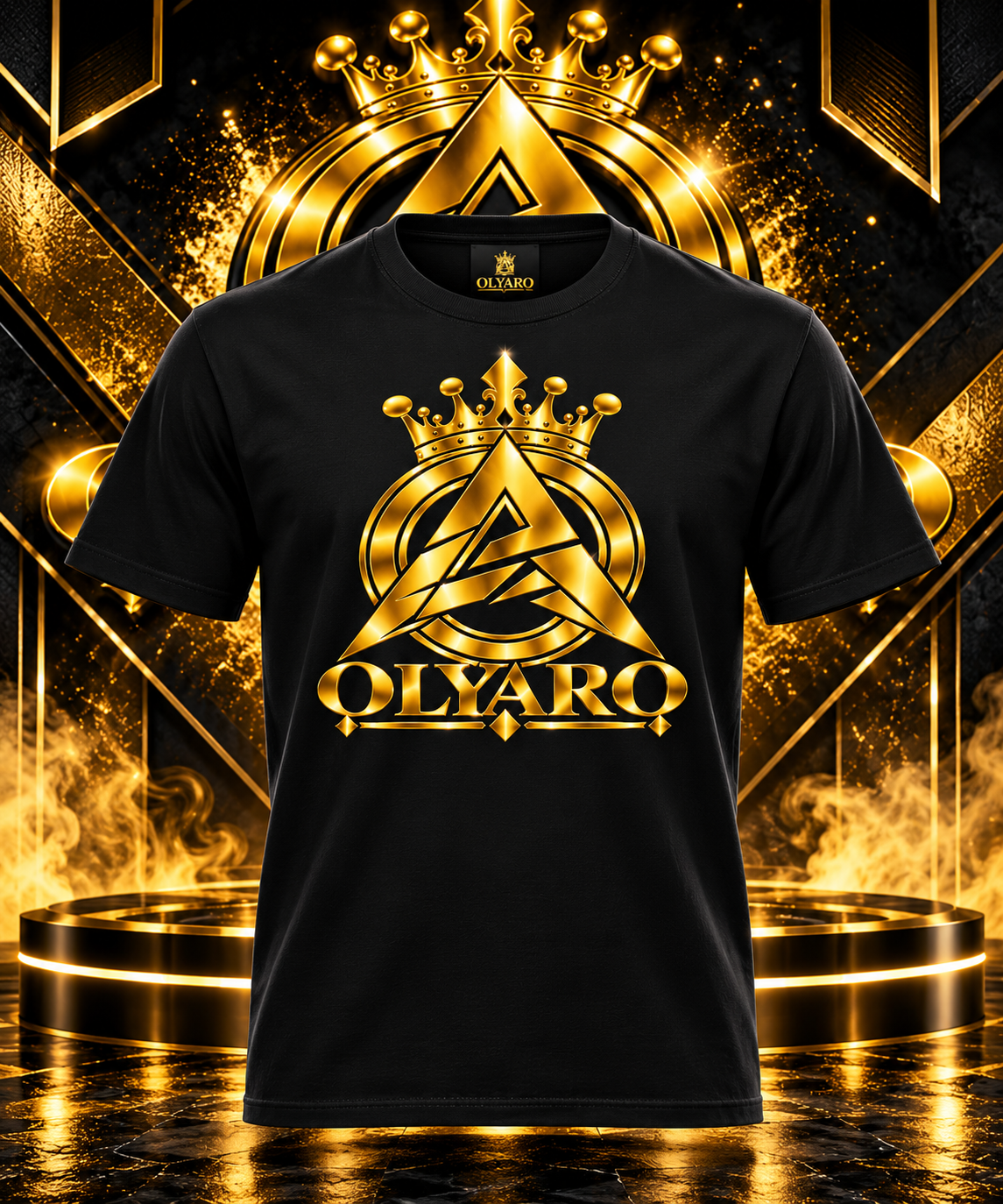 OLYARO T-Shirt Black Edition Classic King or