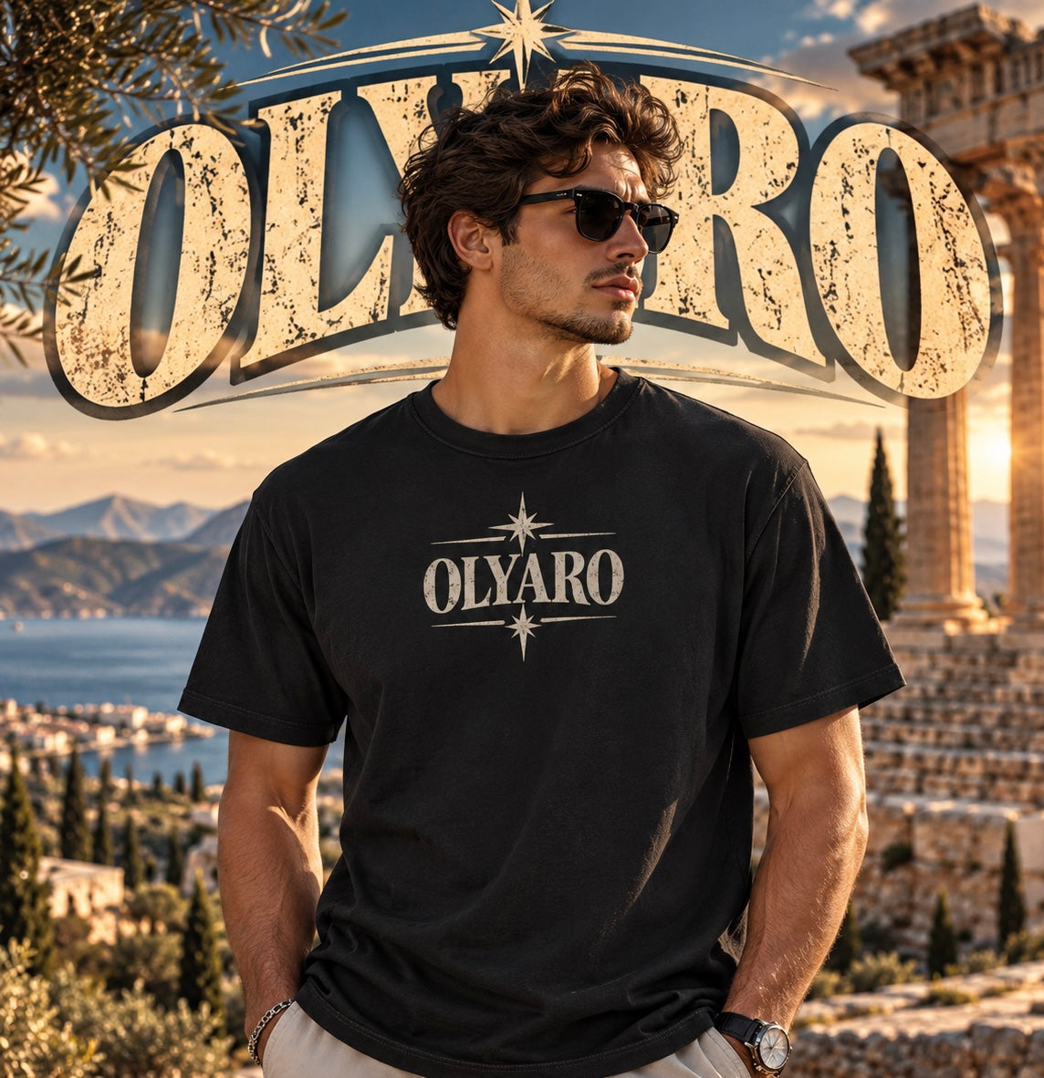 OLYARO -T-Shirt Black Edition Héritage