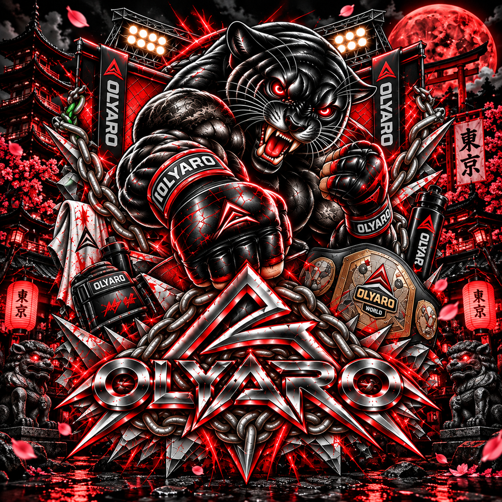 OLYARO -T-Shirt Black Edition MMA