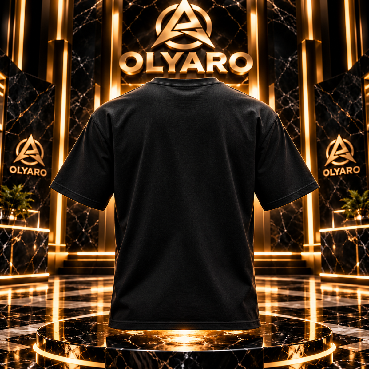 OLYARO -T-Shirt Black Edition Baseball