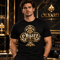 OLYARO -T-Shirt Black Edition Trèfle