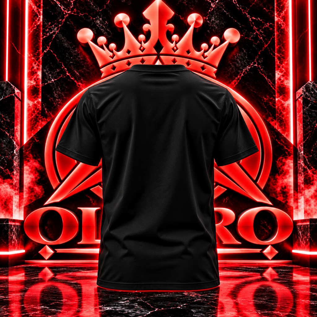 OLYARO -T-Shirt Black Edition Classic King Small/Red