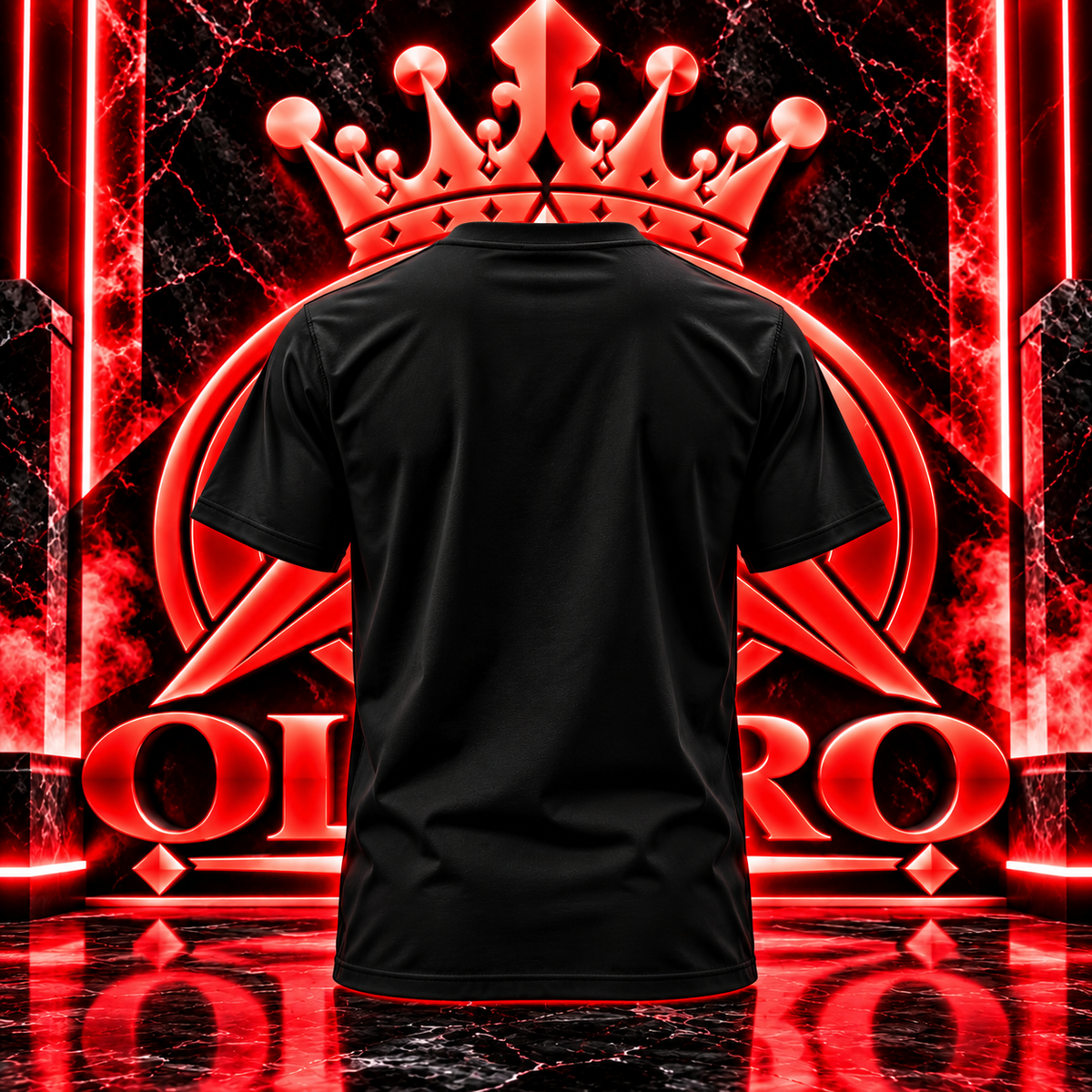 OLYARO -T-Shirt Black Edition Classic King Small/Red
