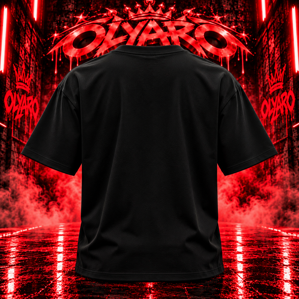 OLYARO -T-Shirt Black Edition Metro