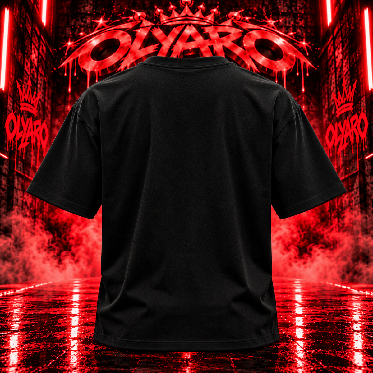 OLYARO -T-Shirt Black Edition Metro