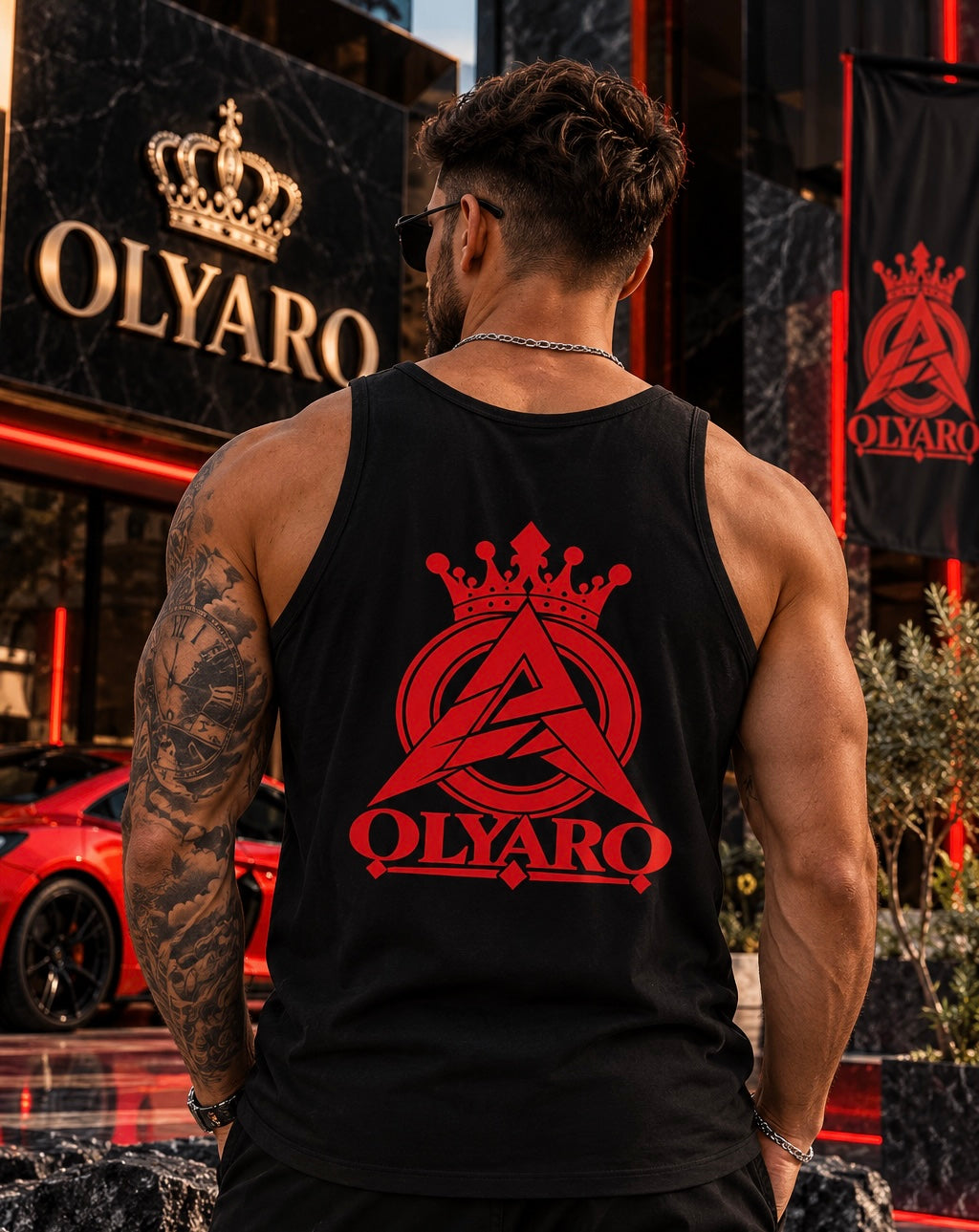 Débardeur  OLYARO Black Edition Classic Red