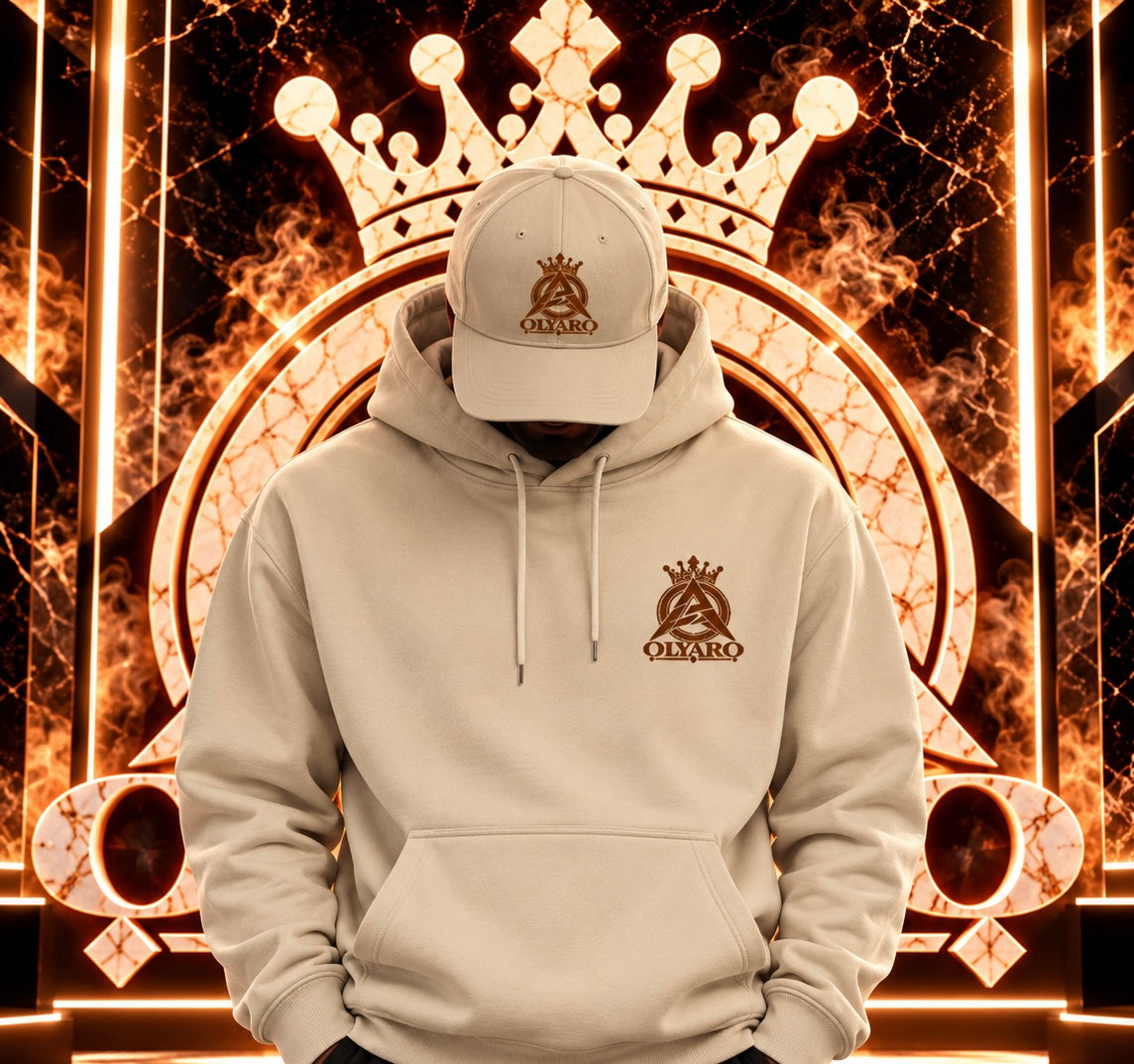Sweatshirt  OLYARO Beige Edition classic King/Brown