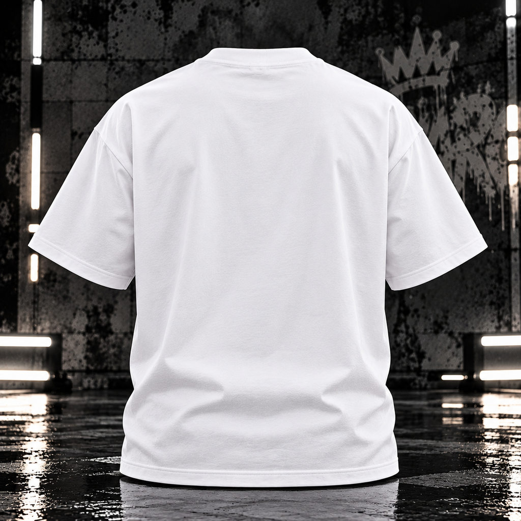 OLYARO -T-Shirt White Edition Classic/Black