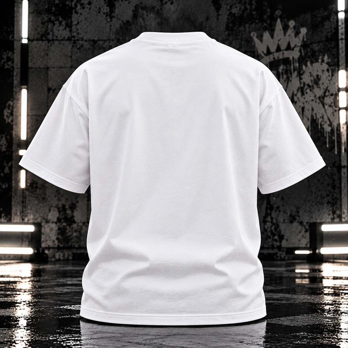 OLYARO -T-Shirt White Edition Classic/Black