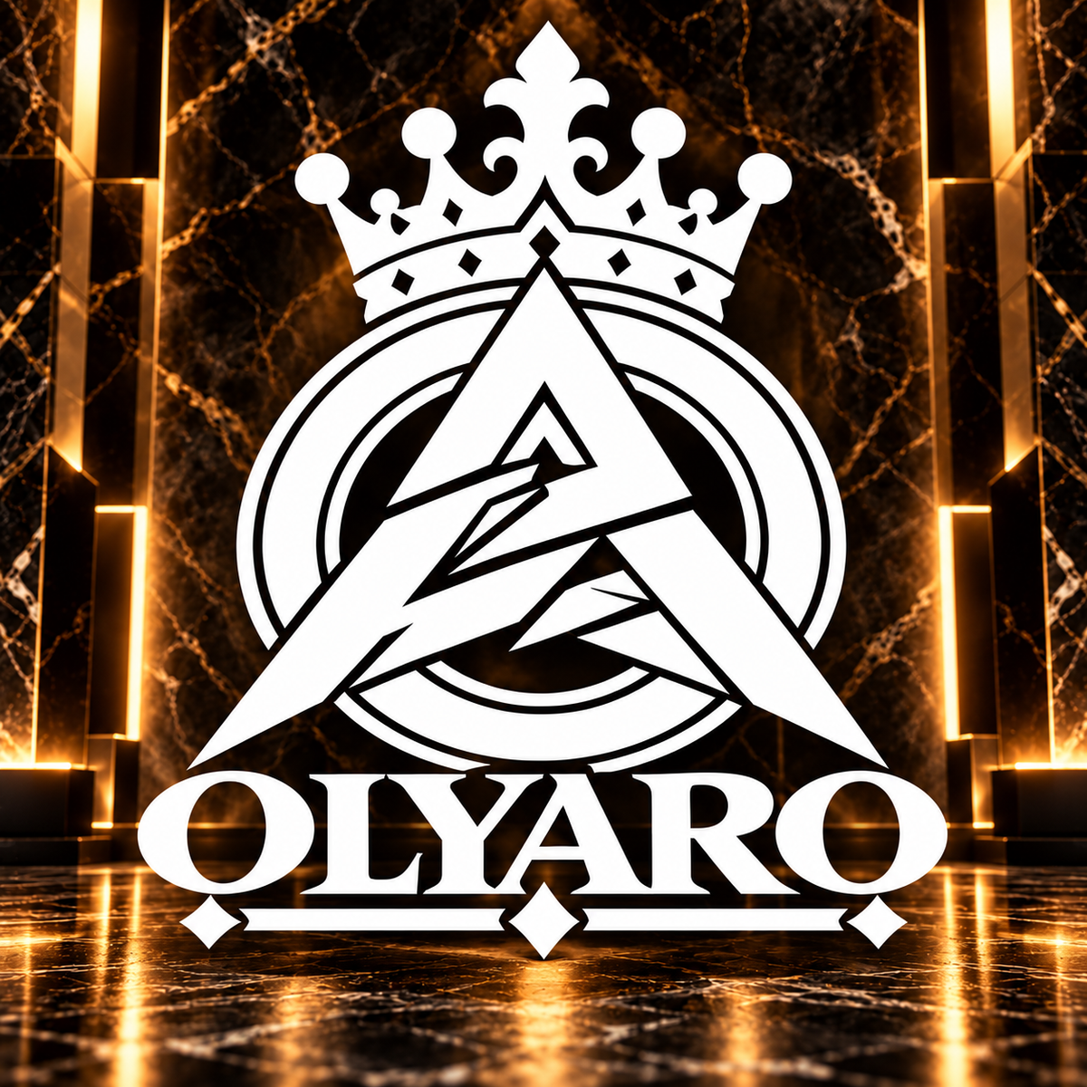 Sweatshirt  OLYARO Black Edition Classic King White