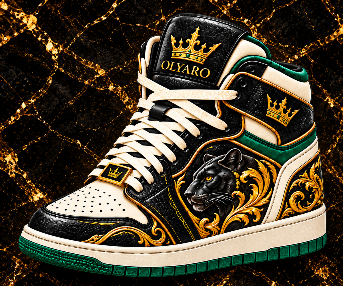 OLYARO -T-Shirt Black Edition Sneakers