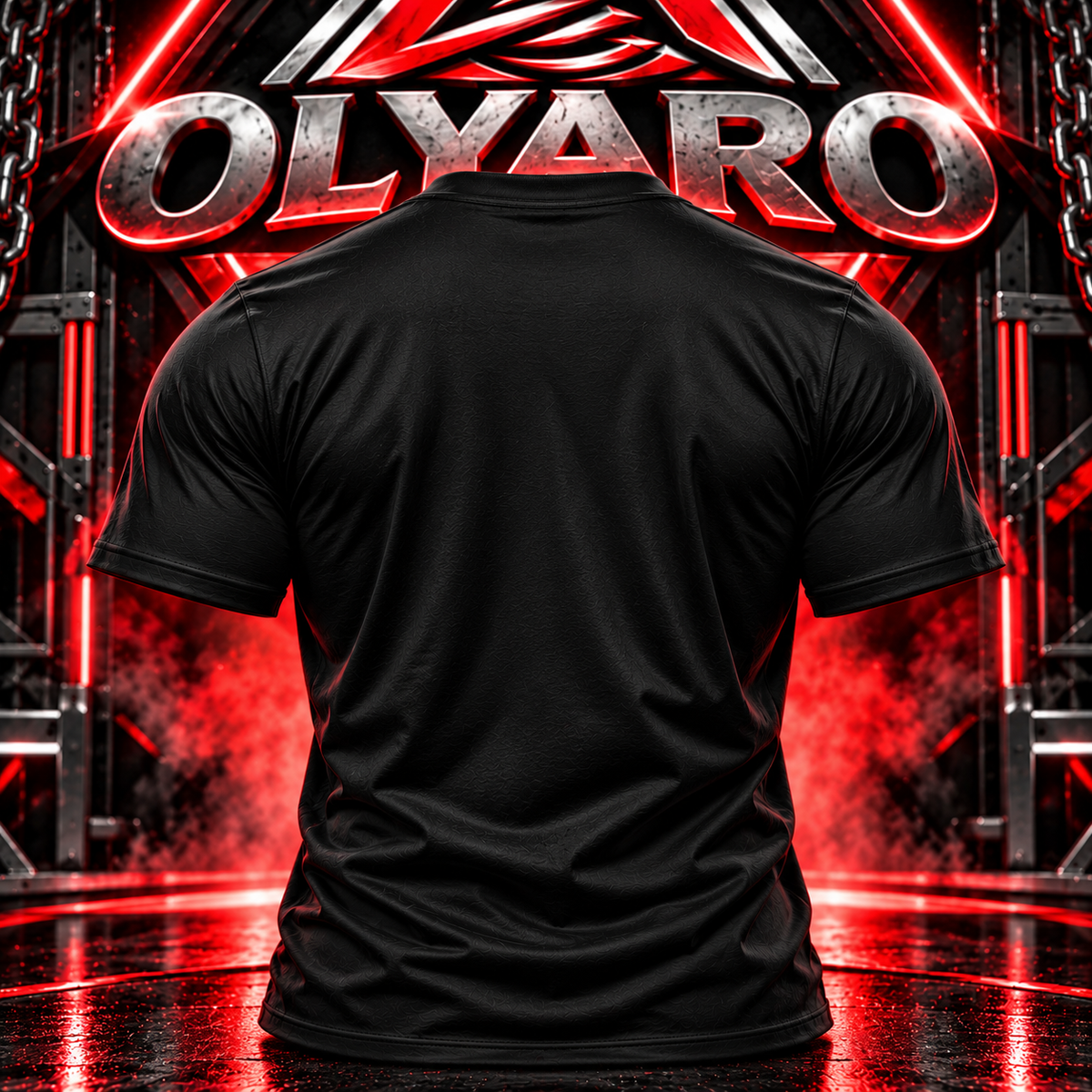 OLYARO -T-Shirt Black Edition Bras de Fer