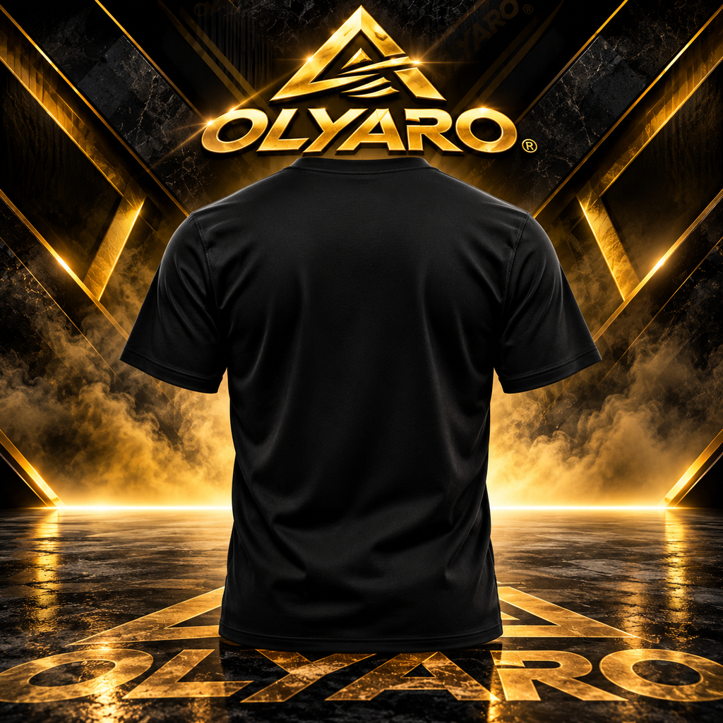 OLYARO -T-Shirt Black Edition Trail