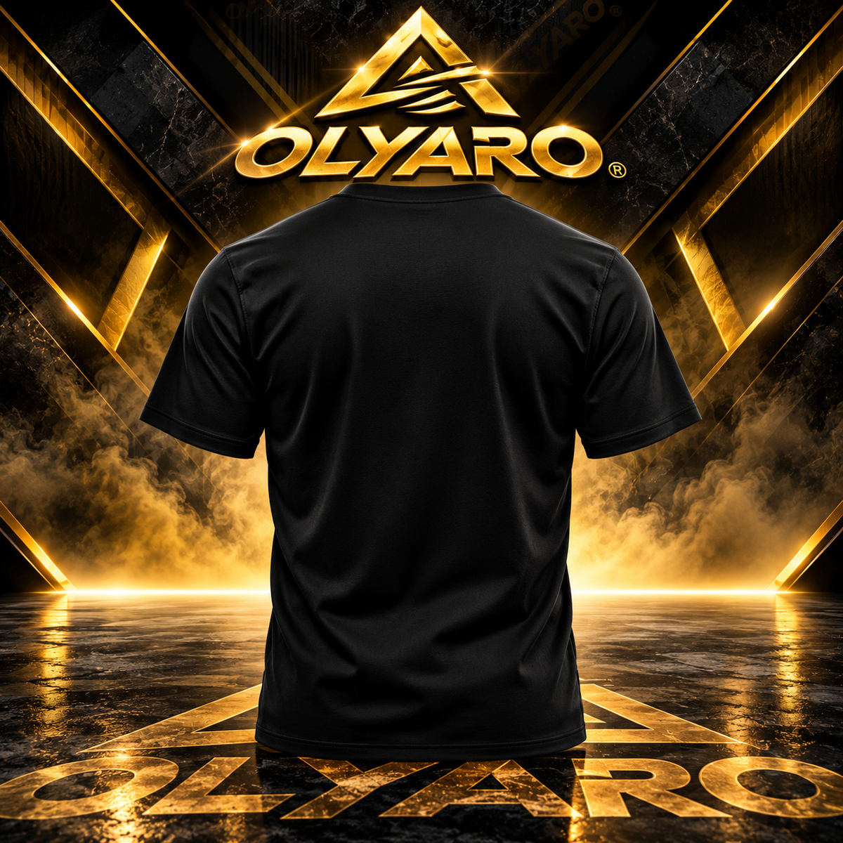 OLYARO -T-Shirt Black Edition Trail