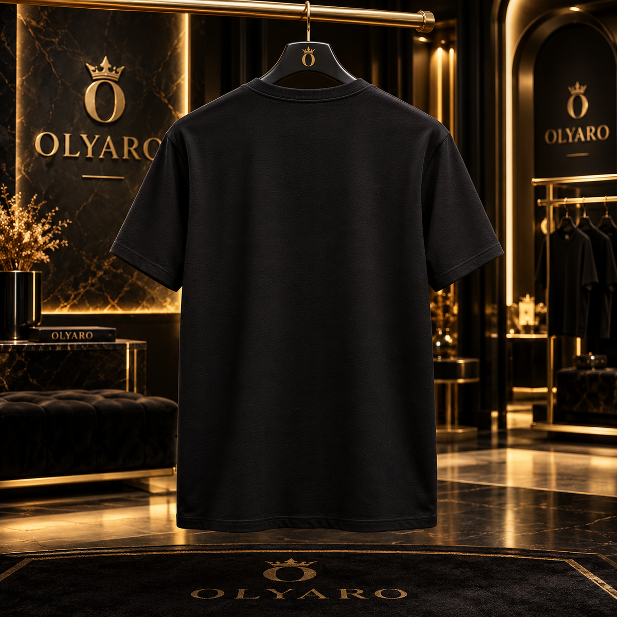 OLYARO -T-Shirt Black Edition Bank