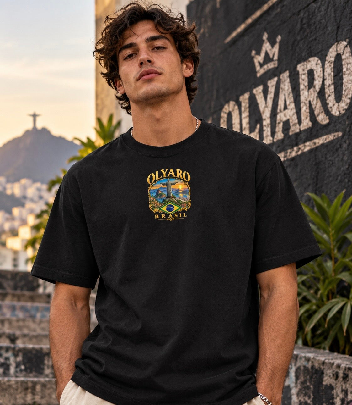 OLYARO -T-Shirt Black Edition Brasil